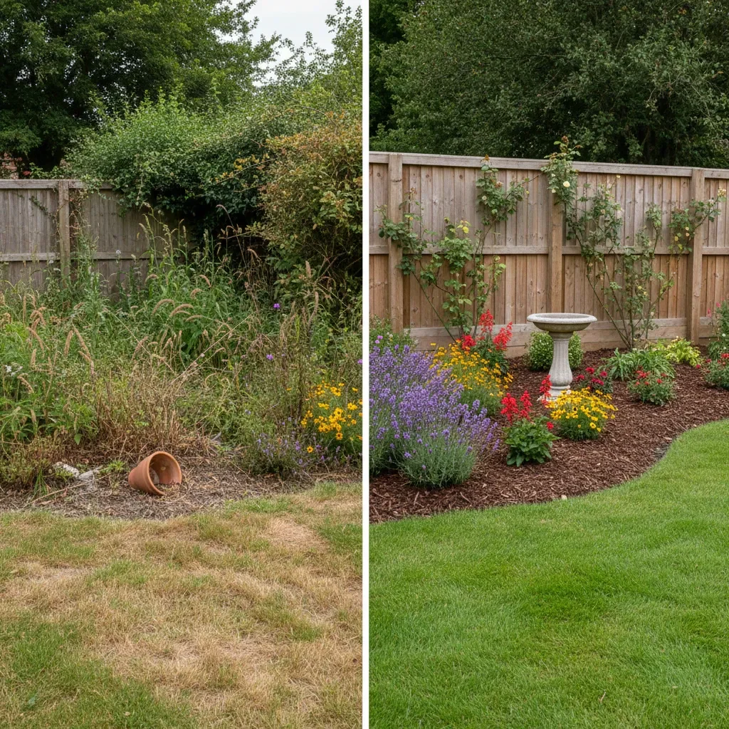Landscaper transformation - before and after by Elite Landscaping Fredericton in Fredericton